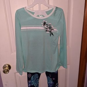 Girls active Justice set. Size 10 & 8.